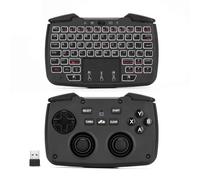 Juqoyue RK707 2.4GHz Wireless Controller di Gioco Portatile Tastiera Mouse Combo Funzione Turbo per PC/per Raspberry Pi2/Android TV