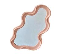 Juqoyue Specchio A Forma di Nuvola Charm - Specchio da Parete Irregolare per Trucco, Arredamento per La Casa, Soggiorno, Accessori per Feste