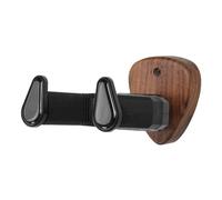 Juqoyue Supporto da Parete per Chitarra, Gancio In Noce, Supporto Universale per Chitarra Elettrica, Basso, Ukulele, Supporto Espositivo Regolabile