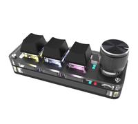 Juqoyue Tastiera Meccanica RGB Mini Gaming Programmazione Personalizzata Interruttore Rosso 3 1 Manopola 2.4G Wireless Bluetooth Manopola Tastiere