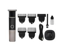 Juqoyue Trimmer Elettrico per Inguinali da Uomo Versatile Bodygroomer Display Digitale Tagliacapelli Impermeabile