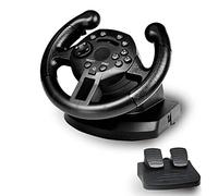 Juqoyue Volante da Gioco per Volante/Pc Joystick un Vibrazione Controller di Guida Imitato