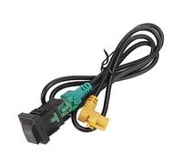 Juqrelith Cavo Switch USB AUX per Auto, Compatibile RCD510 RNS315 RCD300 +, Nero, Alta Velocità Dati - Sostituzione Resistente e Facile da Installare per MK5 MK6