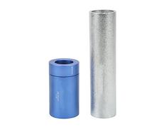 Juqrelith Kit Installazione Forcella Anteriore Bici, Alluminio Lega, Misure 28.6mm, 1.25” e 1.5” Tapered, Argento Blu - Alta Precisione, Resistente e Portatile, Riparazioni Bici Facili