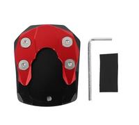 Juqrelith Piattello Estensione Cavalletto Moto Alluminio Lega, Supporto Stabile per 125 250 300 - Base Solida, Resistente e Facile da Installare (Rossa)