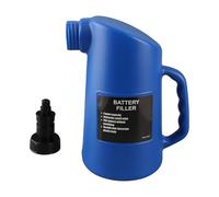Juqrelith Strumento Riempimento Batteria Auto 2L, Valvola a Doppia Azione, Plastica PP e PE Resistente - Flusso Rapido e Arresto Automatico, Protezione dalla Scarica e Uso Sicuro per