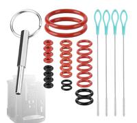 Jura - Chiave a testa ovale per Jura, 35 pezzi, per macchine da caffè completamente automatiche, per chiavi a testa ovale, con anello portachiavi, adatto per macchine da caffè automatiche Jura/Krups