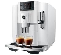 JURA - E8 Piano White Macchina Caff Automatica 17 Bevande Microschiuma Display Colori
