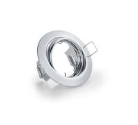 JURA FARETTO DA INCASSO ROTONDO ORIENTABILE CROMATO D. 8,3CM ATTACCO GU10