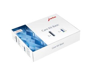 Jura Original - Care Kit Basic con tutti i prodotti di manutenzione importanti - Igiene certificata TÜV - 3 cartucce filtranti CLARIS Smart+, 6 pastiglie di pulizia - 25067