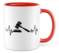 Jura Tazza con scritta - Regalo Jura - Tazza da caffè 330 ml in ceramica - Avvocato professione giurista ufficio cancelliere tazza caffè