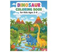 “Jurassic Adventure Coloring Book for Kids: Fun Dinosaur Activity Book with Cute and Friendly Dinos to Color”