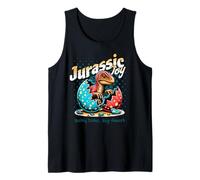 Jurassic Joy Baby Dinosaur Big Heart Cute Dino Art Canotta