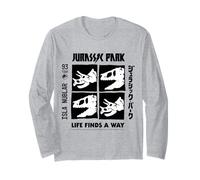 Jurassic PARC Merch Life Trova Un Modo Maglia a Manica