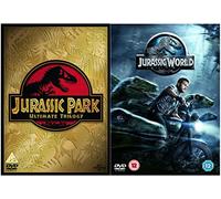 Jurassic Park 1, 2, 3 and 4 Complete DVD Collection : Jurassic Park / The Lost World - Jurassic Park / Jurassic Park III / Jurassic World + Extras + Bonus features : Deleted Scenes by Chris Pratt