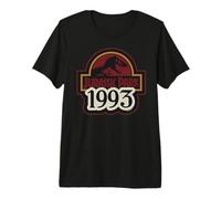 Jurassic Park 1993 Bold Logo Maglietta Premium
