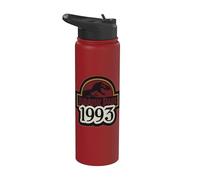 Jurassic Park 1993 Bold Logo Stainless Steel Insulated Water Bottle
