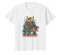 Jurassic Park 30th Anniversary Grand Opening Maglietta, Bambini, Bianco, 6 Anni