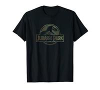 Jurassic Park Camo Fossil Logo C1 Maglietta