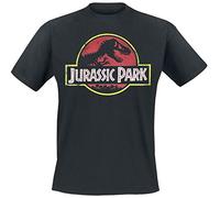 Jurassic Park Classic Logo T-Shirt Nero 3XL