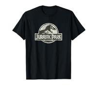 Jurassic Park Classic Retro Hidden Secret Logo Maglietta