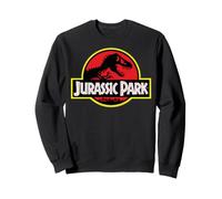 Jurassic Park Distressed Vintage Logo Felpa