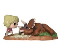Jurassic Park Dr. Sattler con Triceratops Pop esclusivo per gli Stati Uniti Fig