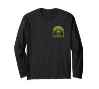 Jurassic Park Green Entrance Pocket Hit Maglia a Manica