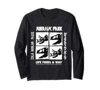 Jurassic Park Isla Nublar 2025 La Vita Trova la Strada Maglia a Manica