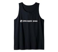 Jurassic Park Isla Nublar T-Rex Front & Back Canotta