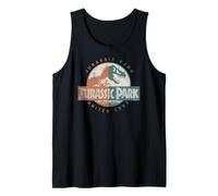 Jurassic Park Jurassic United Badge Orange And Green Canotta