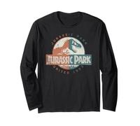 Jurassic Park Jurassic United Badge Orange And Green Maglia a Manica