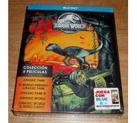 Jurassic Park + Jurassic World Collezione 5 Film 5 Blu-Ray Nuovo A-B-C