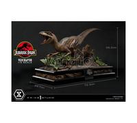 Prime 1 Studio Jurassic Park Legacy Museum Collection Statue 1/6 Velociraptor Attack 38 Cm Multicolor