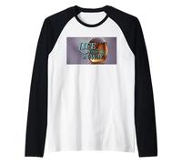 Jurassic Park Life Find A Way Amber Mosquito Maglia con Maniche Raglan