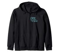 Jurassic Park Life Finds a Way Front & Back Felpa con Cappuccio