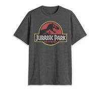 Jurassic Park - Maglietta da Uomo Carbone Heather S