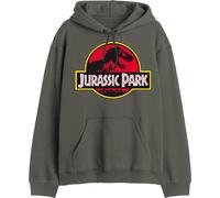 Jurassic Park Mejupamsw004 Felpa con Cappuccio, Cachi, XL Uomo