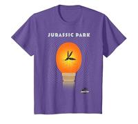 Jurassic Park Mosquito Ambra Maglietta, Bambini, Viola mélange, 4 Anni