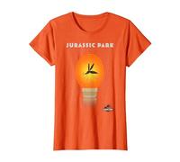 Jurassic Park Mosquito Ambra Maglietta, Donna, Arancio, XL