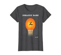 Jurassic Park Mosquito Ambra Maglietta, Donna, Grigio Scuro, 3XL