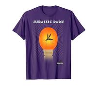 Jurassic Park Mosquito Ambra Maglietta, Uomo, Viola, 3XL
