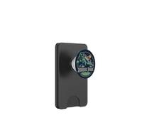 Jurassic Park Retro Circle Color Stripes PopSockets PopWallet per MagSafe