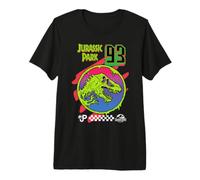 Jurassic Park Retro T. Rex Fossil 93 Maglietta Premium