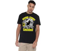 Jurassic Park Roarsome Grandad Maglietta Unisex, Nero, M