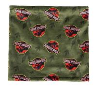 Jurassic Park Scaldacollo Bambini - Color Verde Bottiglia - Taglia Unica - Fabbricato in 100% Poliestere - Modello con Stampa Prodotto Originale Disegnato in Spagna