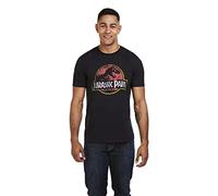xiongying Distressed Logo Maglietta, Nero, S Uomo
