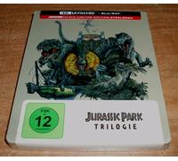 Jurassic Park Trilogia Limitada 4K UHD Blu-Ray Steelbook Nuovo Sigillato
