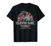 Jurassic Park Tropical Clever Girl Raptor Maglietta
