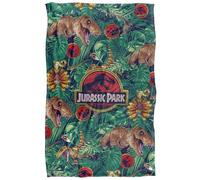 Jurassic Park Tropical T-Rex Coperta super morbida al tatto setoso - 91 x 147 cm